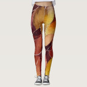 Naherfstdekkingspatroon Leggings (Voorkant)