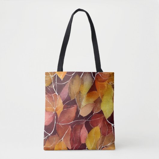 Naherfstdekkingspatroon Tote Bag (Voorkant)