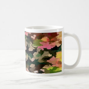 Naherfstkleuren Camouflage Patroon Koffiemok