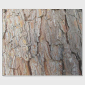 Naherfstpatronen Herfst boomschors Cadeaupapier (Vlak)