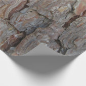 Naherfstpatronen Herfst boomschors Cadeaupapier (Hoek)