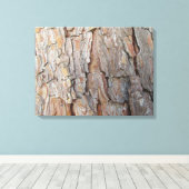 Naherfstpatronen Herfst boomschors Canvas Afdruk (Insitu (Houten vloer))
