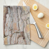 Naherfstpatronen Herfst boomschors Theedoek (Quarter Fold)