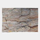 Naherfstpatronen Herfst boomschors Theedoek (Horizontaal)