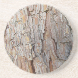 Naherfstpatronen Herfst boomschors Zandsteen Onderzetter