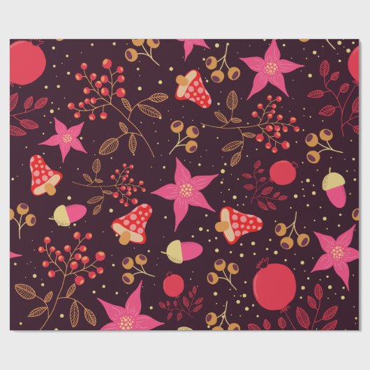 Naherfstpatroon Cadeaupapier (Vlak)