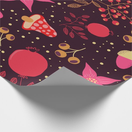 Naherfstpatroon Cadeaupapier (Hoek)