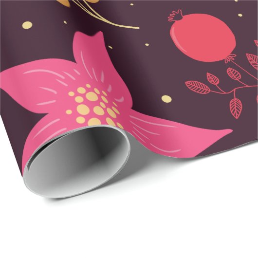 Naherfstpatroon Cadeaupapier (Rol Hoek)