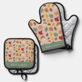 Naherfstpatroon Ovenwant & Pannenlap Set (Voorkant / Achterkant)