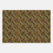 Naherfstpatroon van alle bladeren inpakpapier vel (Voorkant 3)