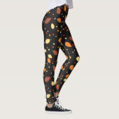 Naherfstpatroon van alle bladeren leggings (Rechts)