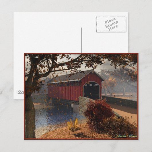 Naherfstwinden Briefkaart (Voorkant / Achterkant)