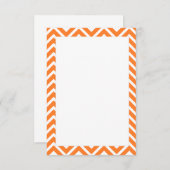 Nahern Chevron Pattern Hartelijk dank Bedankkaart (Voorkant / Achterkant)