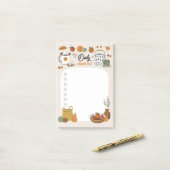 Nahern Daisy Check List Post-it Notes (Op bureau)