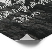 "Nahin Tera Nasheman Qasr-e-Sultani" Allama Iqbal Poster (Hoek)