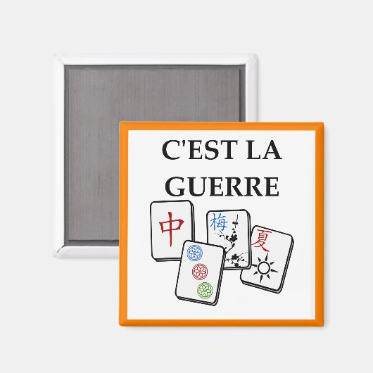 nahjong magneet (Voorkant / Achterkant)