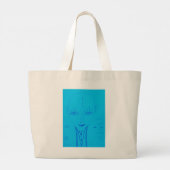 Nahla Grote Tote Bag (Achterkant)