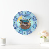Nahs Ark Babies Round (Grote wandklok) Grote Klok (Huis)