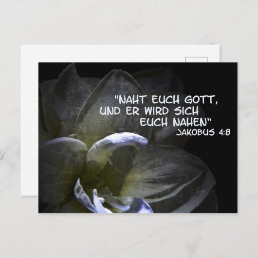 Naht euch Gott Briefkaart (Voorkant / Achterkant)