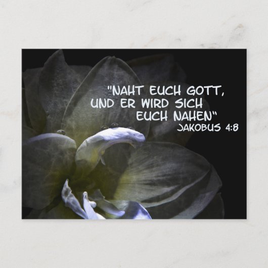 Naht euch Gott Briefkaart (Voorkant)