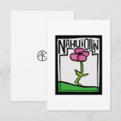 NAHUI OLLIN BEDANKKAART (Voorkant / Achterkant)