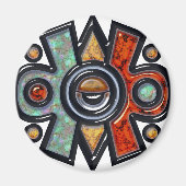 Nahui Ollin Koelkast Magneet (Voorkant)