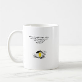 Nahum 1:7 Bible Verse Christian Mug Koffiemok