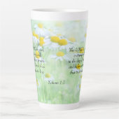 Nahum 1:7 latte mok (Voorkant)