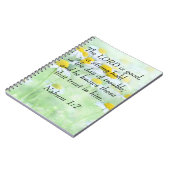 Nahum 1:7 notitieboek (Linkerzijde)