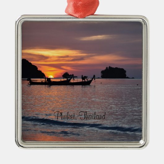 Nai Yang Beach, Phuket, Thailand  Metalen Ornament (Voorkant)