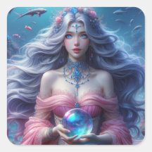 Naia - Zeemeermin Collectie Art Sticker