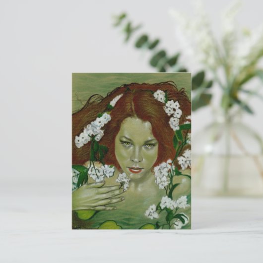 Naiad Nymph Briefkaart (Staand voorkant)