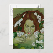 Naiad Nymph Briefkaart (Voorkant / Achterkant)