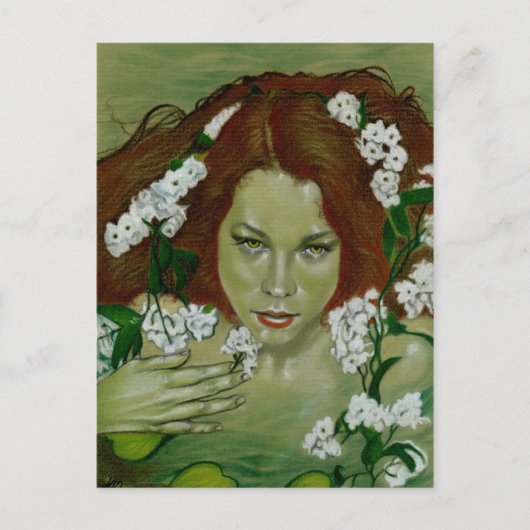 Naiad Nymph Briefkaart (Voorkant)