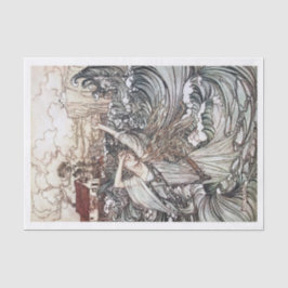 Naiad van de overstromingen tissuepapier