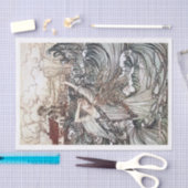 Naiad van de overstromingen tissuepapier (Craft)