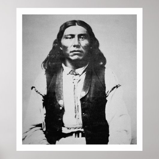 Naiche (d.1874) Chief of the Chiricahua Apaches of Poster (Voorkant)
