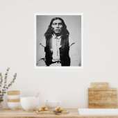 Naiche (d.1874) Chief of the Chiricahua Apaches of Poster (Keuken)