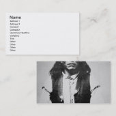 Naiche (d.1874) Chief of the Chiricahua Apaches of Visitekaartje (Voorkant / Achterkant)