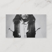 Naiche (d.1874) Chief of the Chiricahua Apaches of Visitekaartje (Achterkant)