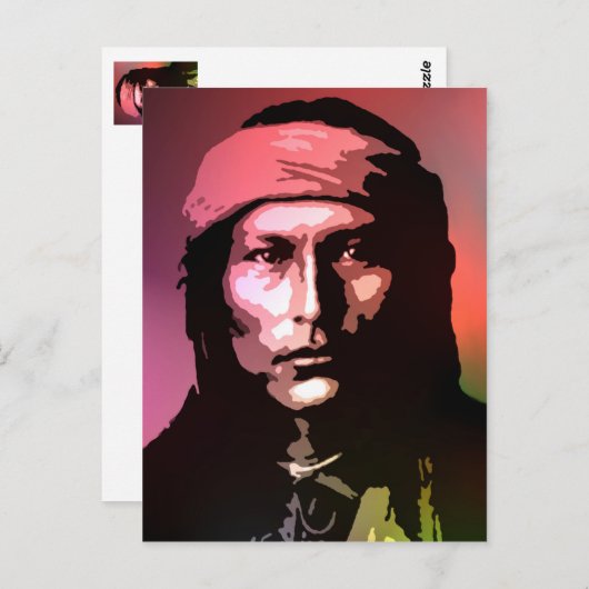 Naichez - Chiricahua Apache Briefkaart (Voorkant / Achterkant)