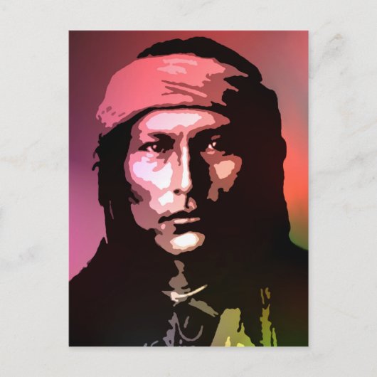 Naichez - Chiricahua Apache Briefkaart (Voorkant)