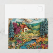 NAÏEVE kunst ansichtkaart Briefkaart (Voorkant / Achterkant)