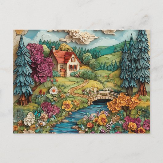 NAÏEVE kunst ansichtkaart Briefkaart (Voorkant)