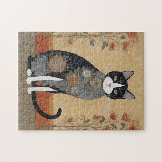 Naïeve kunst legpuzzel (Horizontaal)