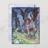 Naight Blooming Post Card Briefkaart (Voorkant / Achterkant)