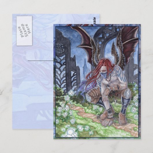 Naight Blooming Post Card Briefkaart (Voorkant / Achterkant)