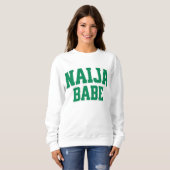 Naija Babe Nigeriaanse trots Trui (Voorkant volledig)