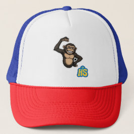 Naija Hustle Monkey Hoed | Honest Sinner Motivatie Trucker Pet