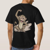 Naija Hustle Monkey T-Shirts - Destiny Citaat (Achterkant)